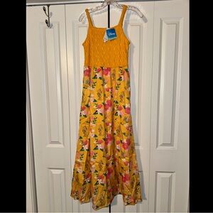 Disney Yellow Floral Maxi Dress